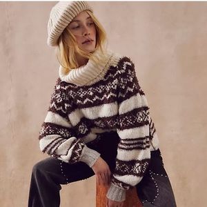 NEW Free People Check Me Out Pullover Winter Fog